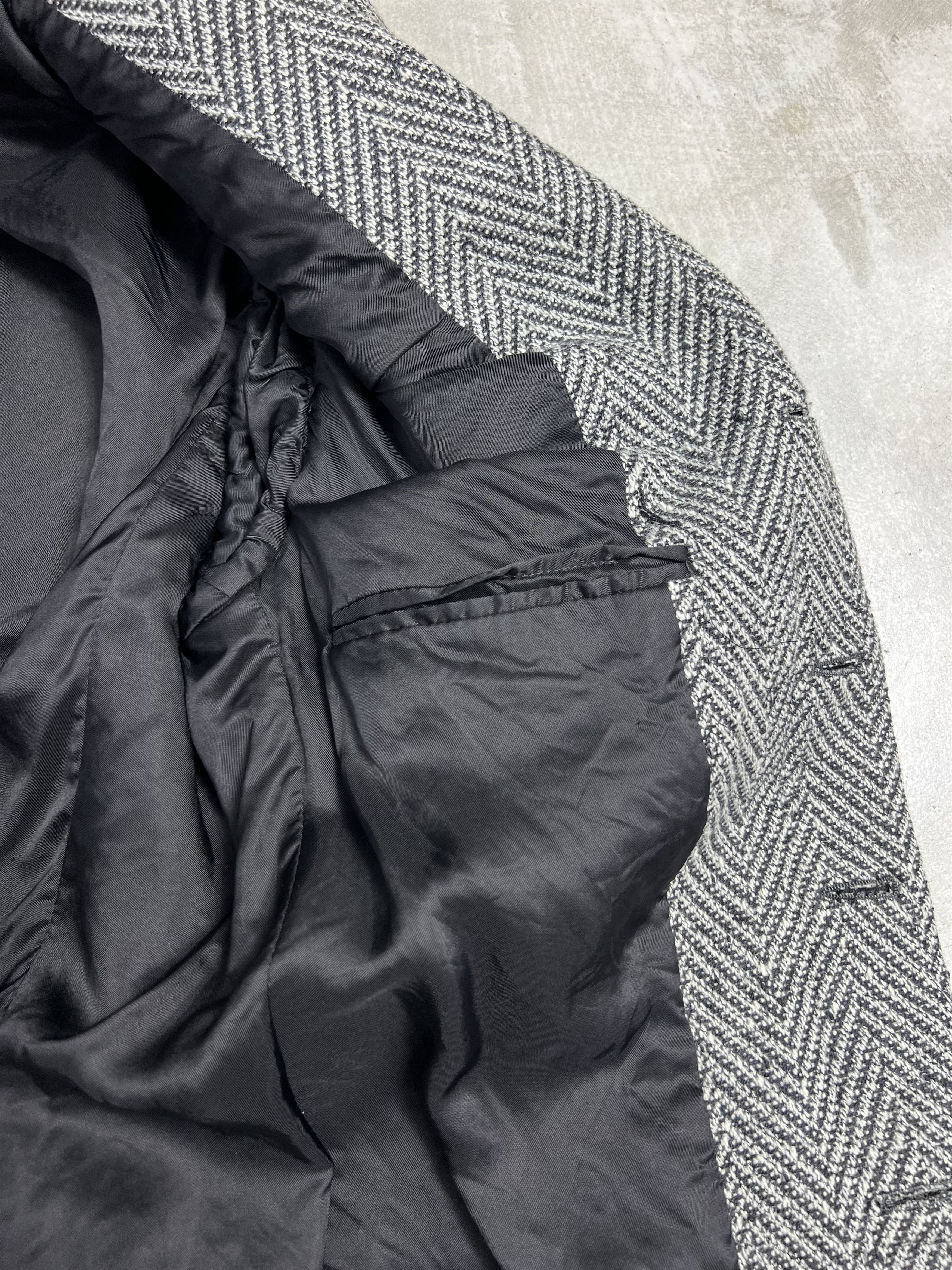 Versace × Vintage Vintage 90s Gianni Versace Knit Wool Blazer (M) GTMPT457 Size 42R - 7 Thumbnail
