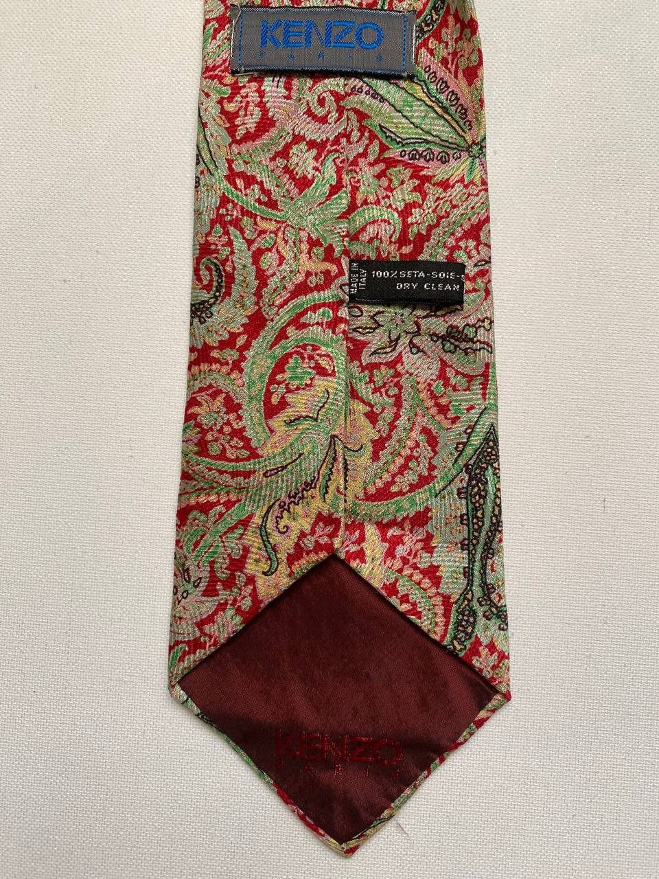 Kenzo Kenzo Cravatte Silk Tie Casual Design Luxury Size ONE SIZE - 2 Thumbnail