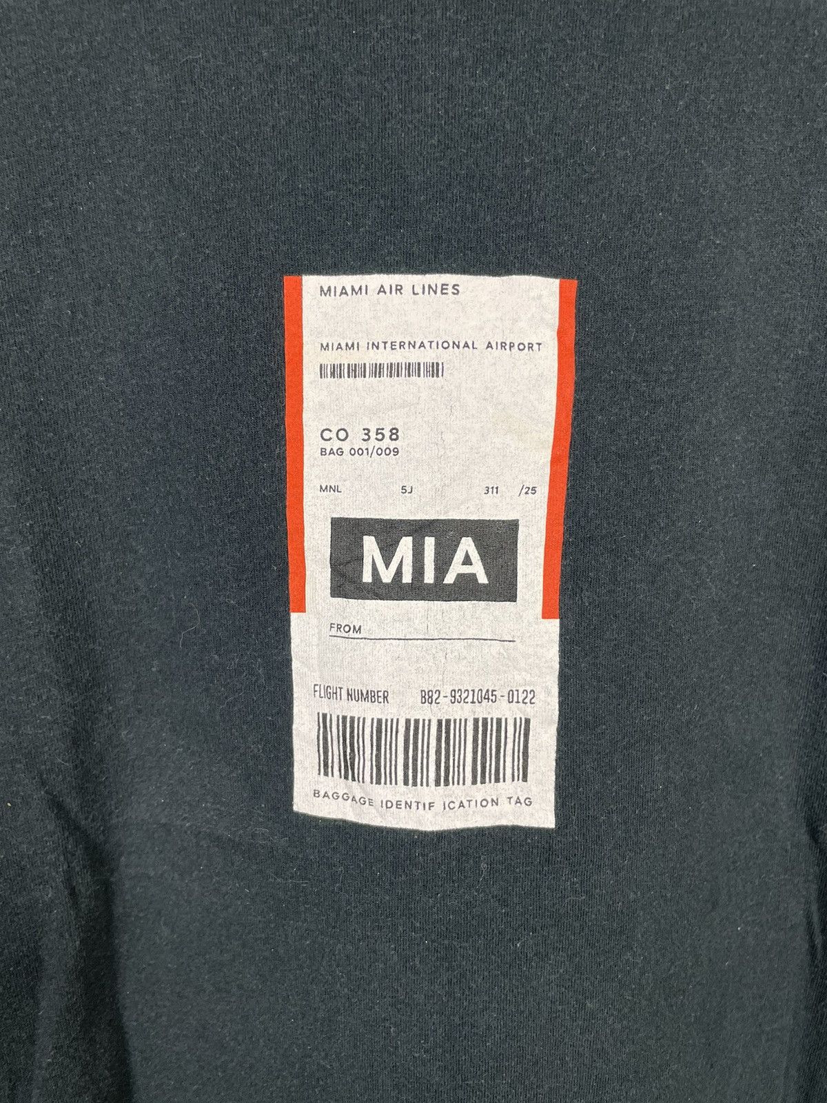 Japanese Brand 7Tees Shirt Miami Airlines Ticket Print Size US S / EU 44-46 / 1 - 4 Thumbnail