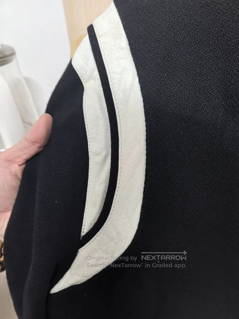 Saint Laurent Paris Saint Laurent Paris Classic Black and White Baseball Jacke Size US L / EU 52-54 / 3 - 4 Thumbnail