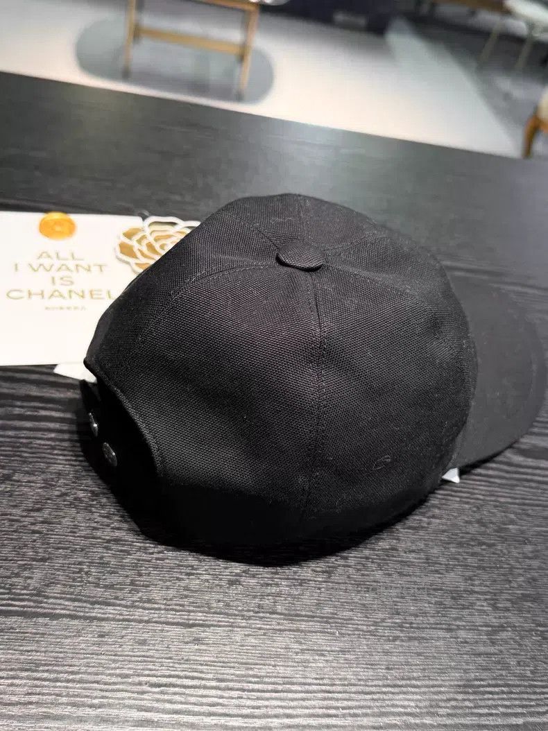 Chanel Chanel 23P black and white beaded double C baseball cap ca Size ONE SIZE - 4 Thumbnail