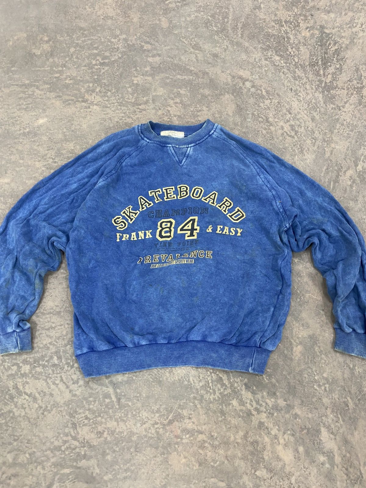 Vintage 1980s -Vintage Skateboard Dirty Sweatshirt Size US M / EU 48-50 / 2 - 3 Thumbnail