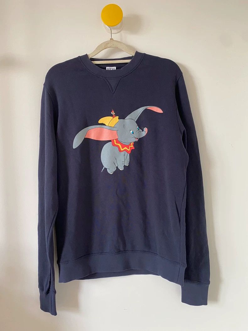 Loewe Loewe Dumbo sweater, size S dark blue, made in Portugal, p Size S / US 4 / IT 40 - 1 Thumbnail