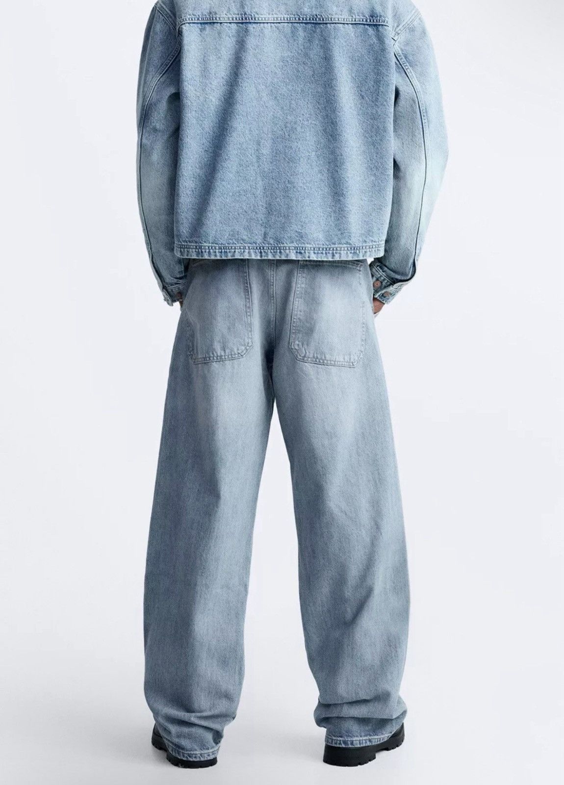 Entire Studios Zara Baggy Denim Jeans Size US 34 / EU 50 - 2 Thumbnail