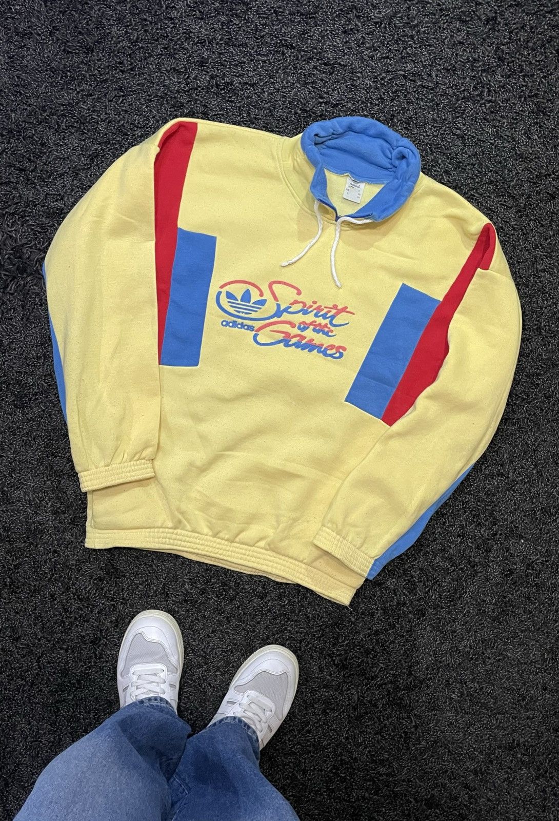 Adidas × Vintage 🔥ADIDAS RARE SWEATSHIRT 90s VINTAGE SPIRIT jacket Y2K🔥 Size US M / EU 48-50 / 2 - 1 Thumbnail