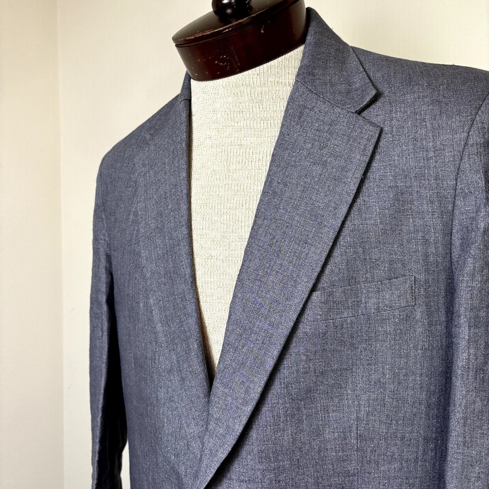 Bespoken Studiosuits Bespoke Men's Suit 42-44 Gray 2-Piece: Blazer & Size 42R - 3 Thumbnail
