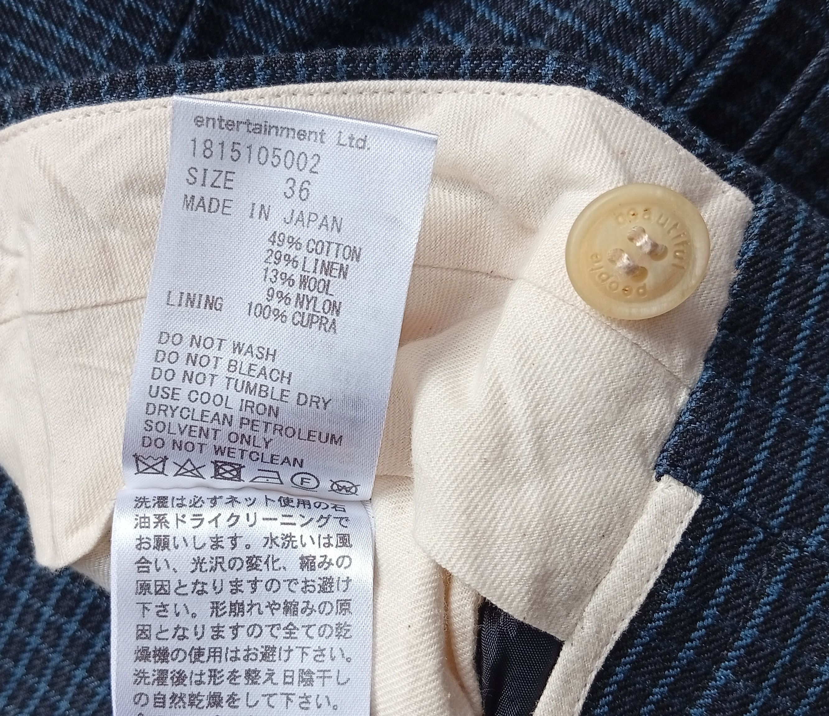 Japanese Brand Beautiful People tartan trouser pants Size 28" / US 6 / IT 42 - 5 Thumbnail
