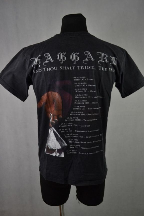 Band Tees × Metallica × Vintage Vintage Haggard And Thou Shalt Trust... The Seer tee S Size US S / EU 44-46 / 1 - 2 Thumbnail