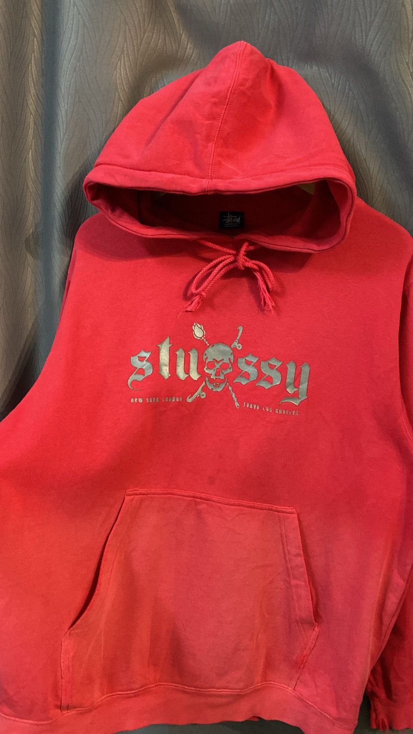 Stussy ‼️NEED GONE‼️ VINTAGE STUSSY SKULL HOODIE MEDIUM Size US M / EU 48-50 / 2 - 2 Thumbnail