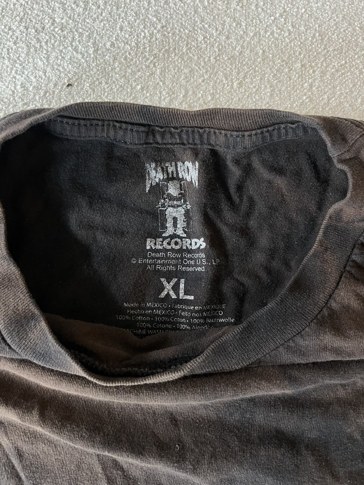 Death Row Records Death Row Record Black and Brown Shirt Size US XL / EU 56 / 4 - 2 Thumbnail