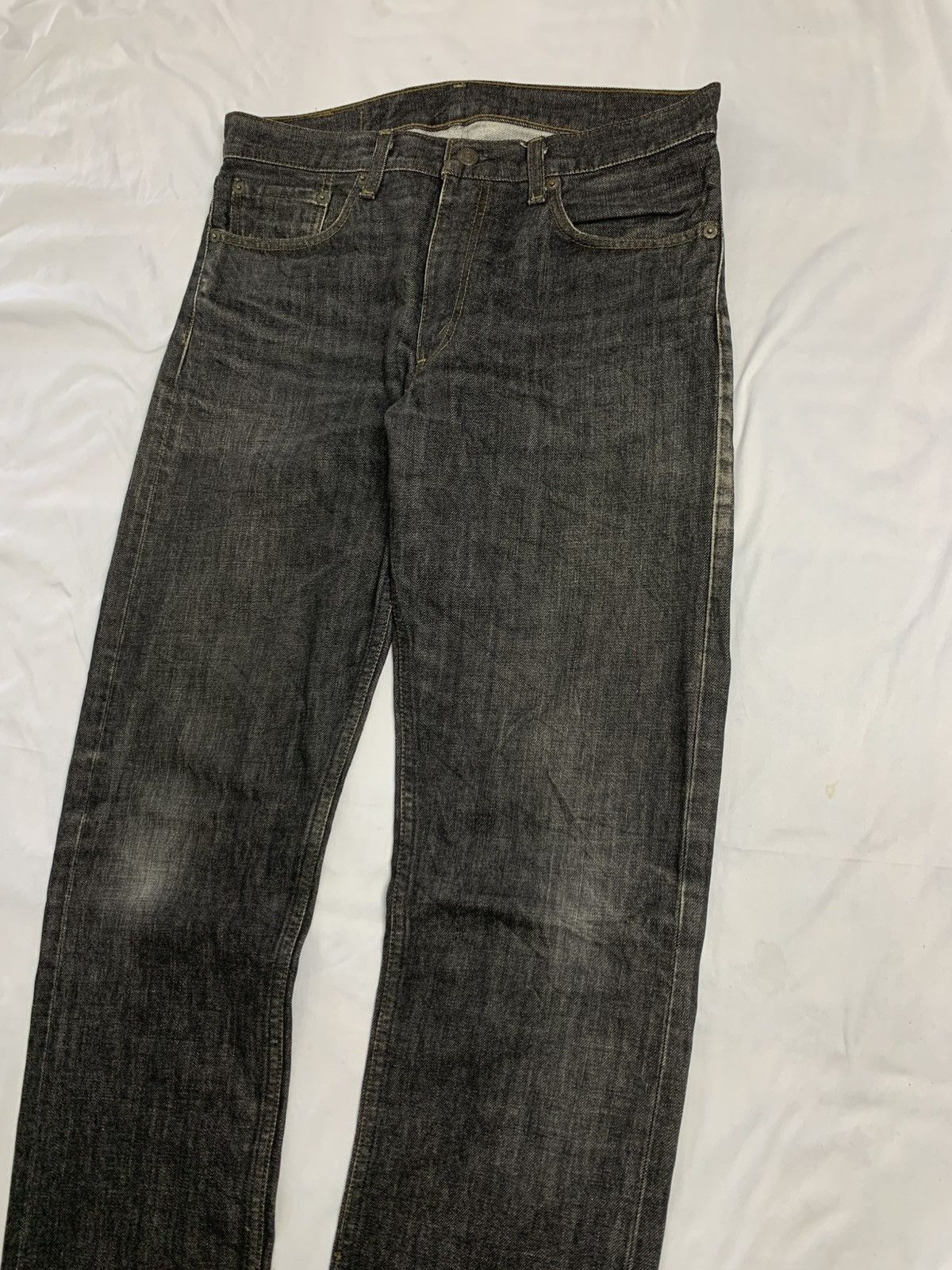 Levi's Vintage Clothing Vintage levis 505 jeans pants stone black denim Size US 32 / EU 48 - 3 Thumbnail
