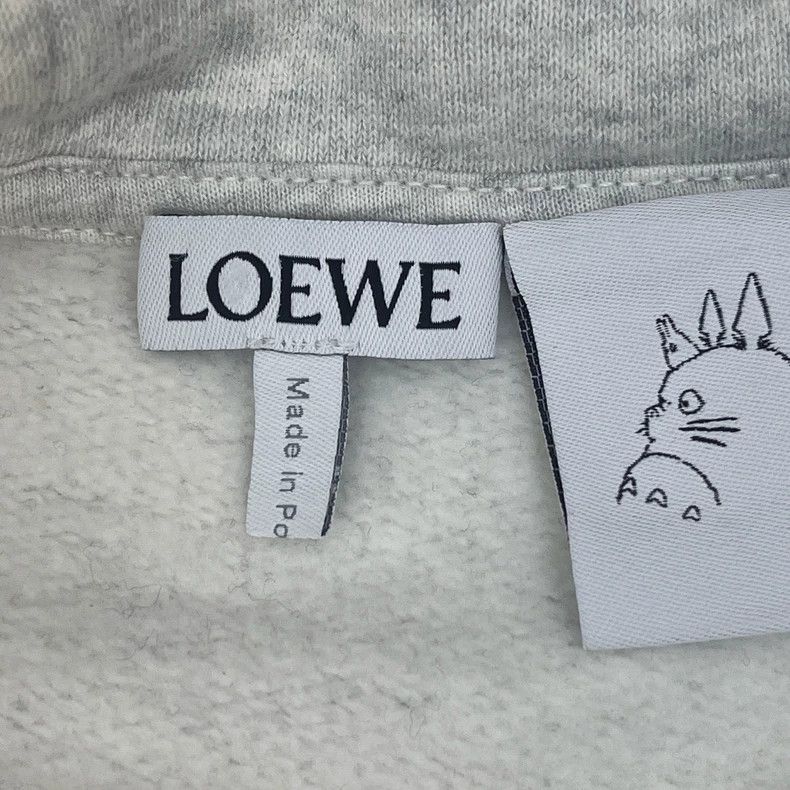 Loewe loewe Gray hooded long-sleeved sweatshirt 2504-Nextarrow Size US S / EU 44-46 / 1 - 5 Thumbnail