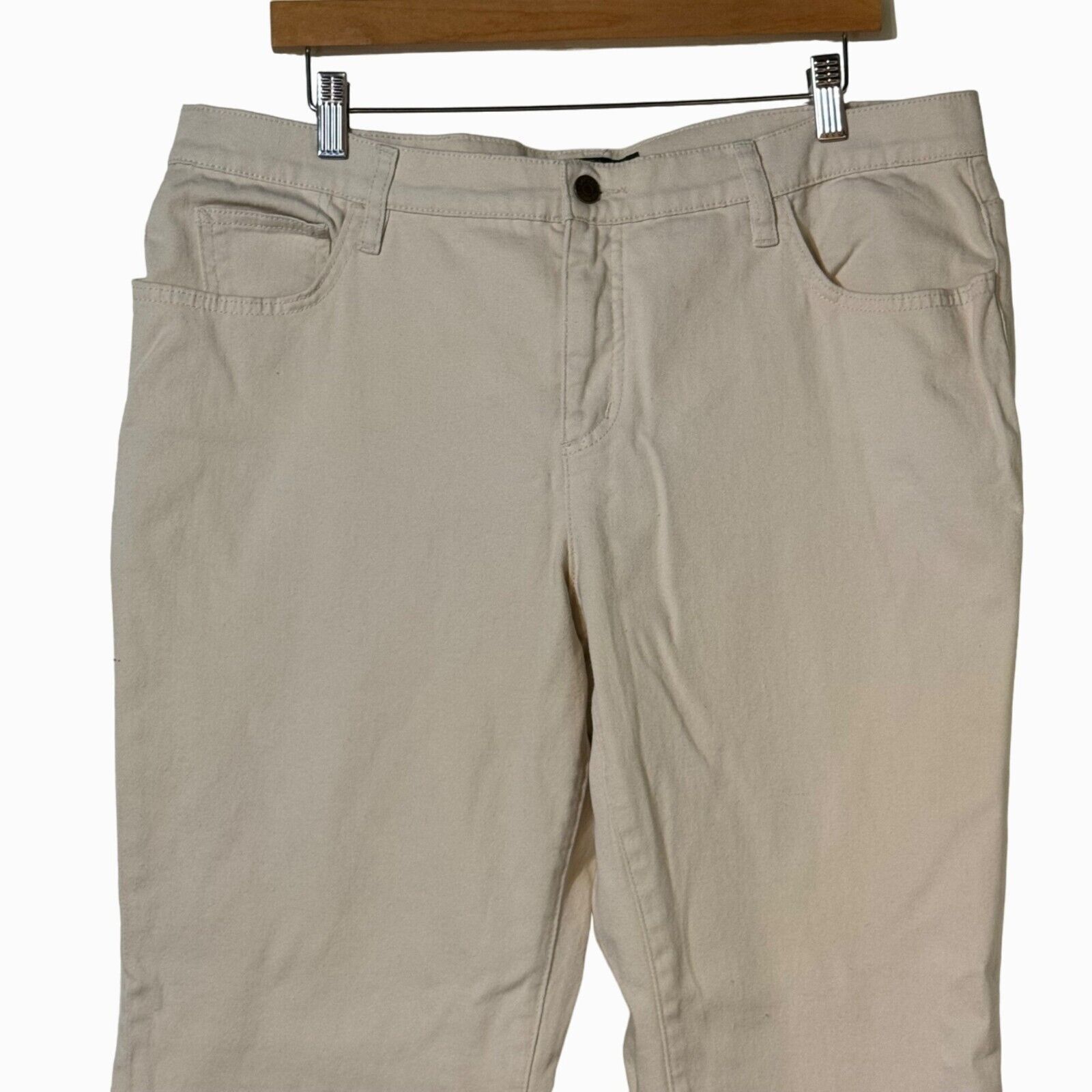 Lauren Ralph Lauren Lauren Ralph Lauren Classic Straight Pants 16W Neutral Beige Size 38" / US 16 / IT 52 - 2 Thumbnail