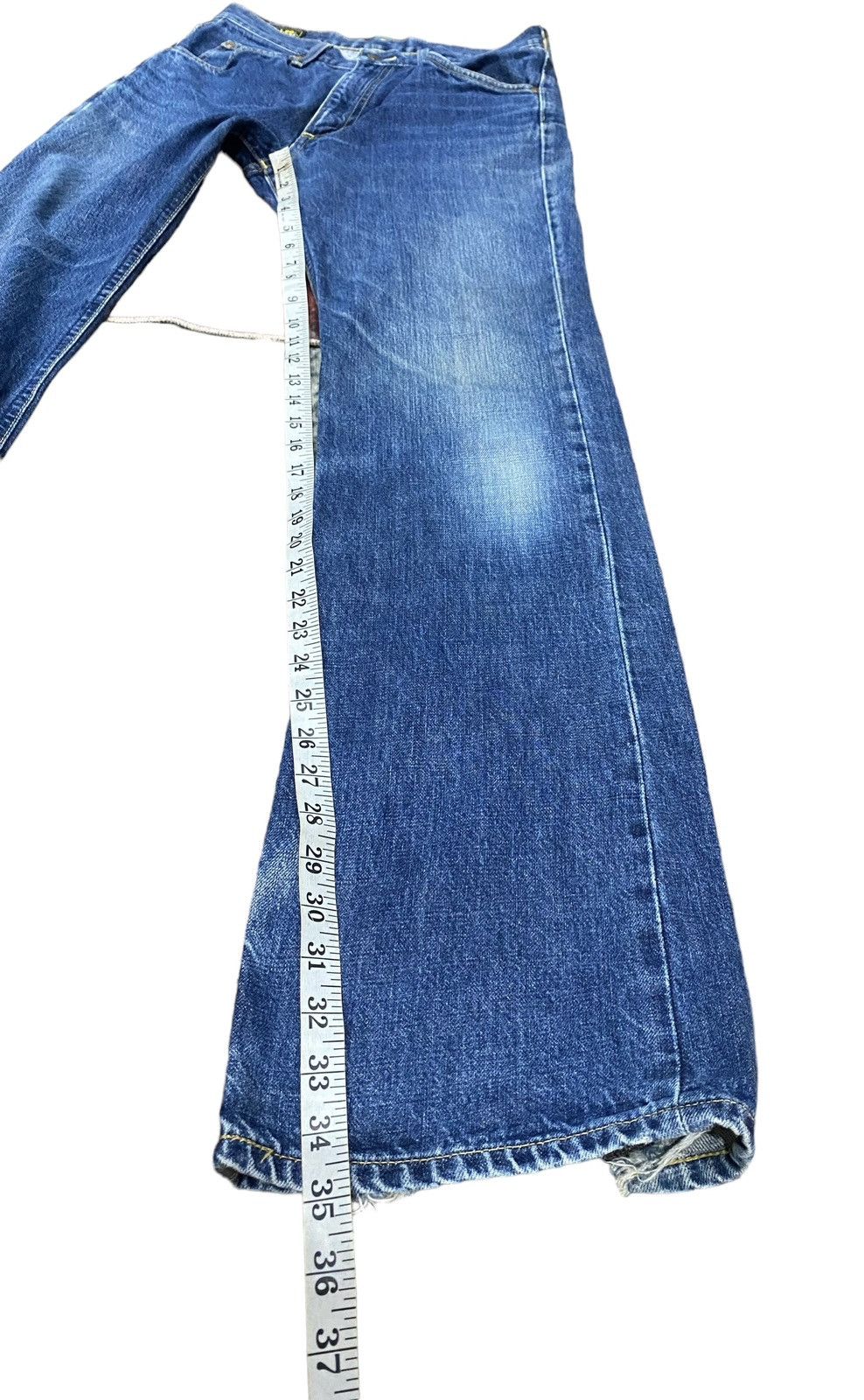 Lee Vintage Lee Boot Cut Flare Distressed Jeans W30” Size US 30 / EU 46 - 19 Thumbnail