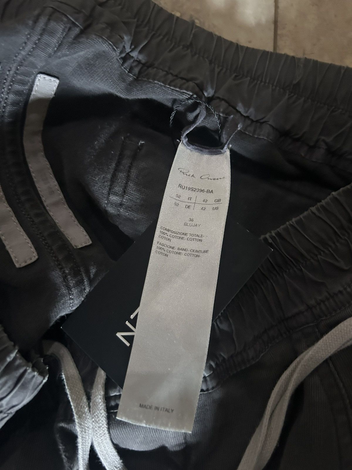 Rick Owens Rick Owens Mastadon Cargo Jogger Sweatpants Size US 28 / EU 44 - 3 Thumbnail