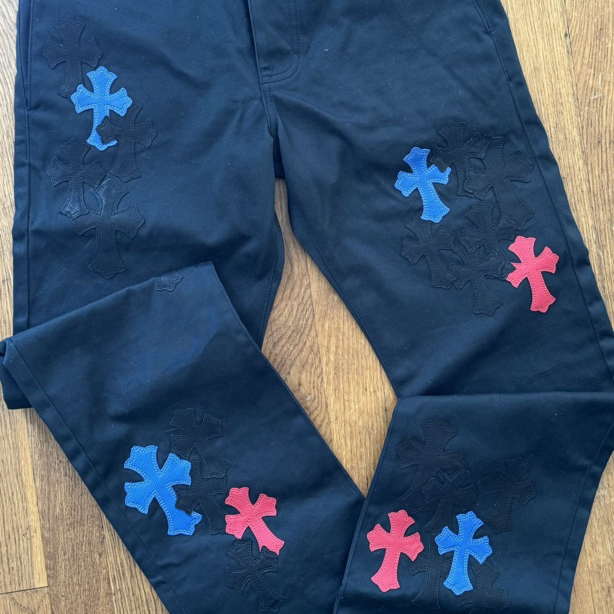 Chrome Hearts Chrome Hearts Multicolor Cross Patch Chino Pants Size US 30 / EU 46 - 6 Thumbnail