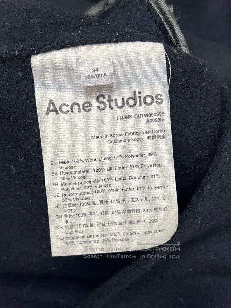 Acne Studios Acne Studios Double-breasted coat Size XXS / US 00 / IT 34 - 5 Thumbnail