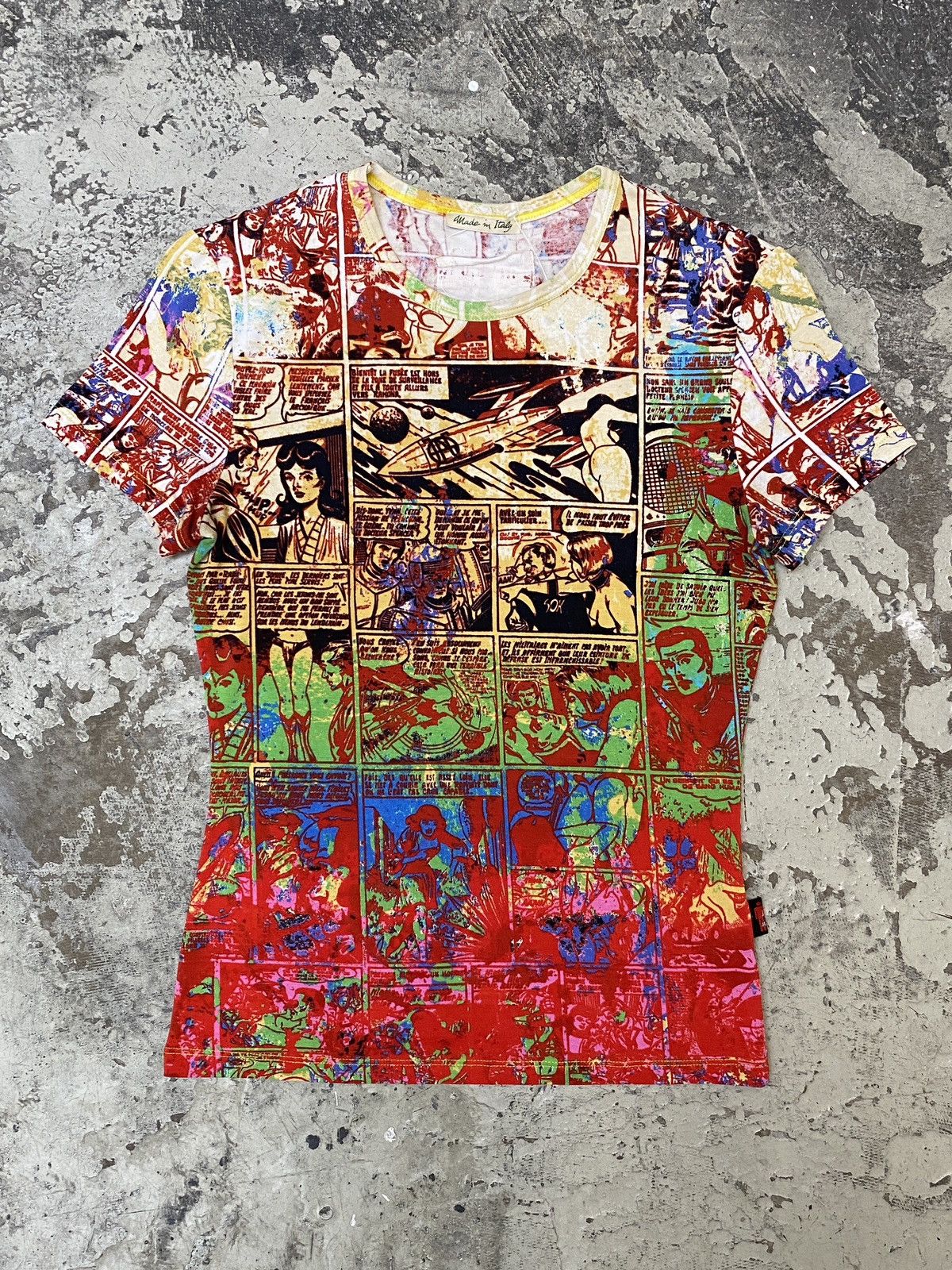 Jean Paul Gaultier Jean Paul Gaultier Comic Book « SAFE SEX » T-shirt Size S / US 4 / IT 40 - 1 Thumbnail