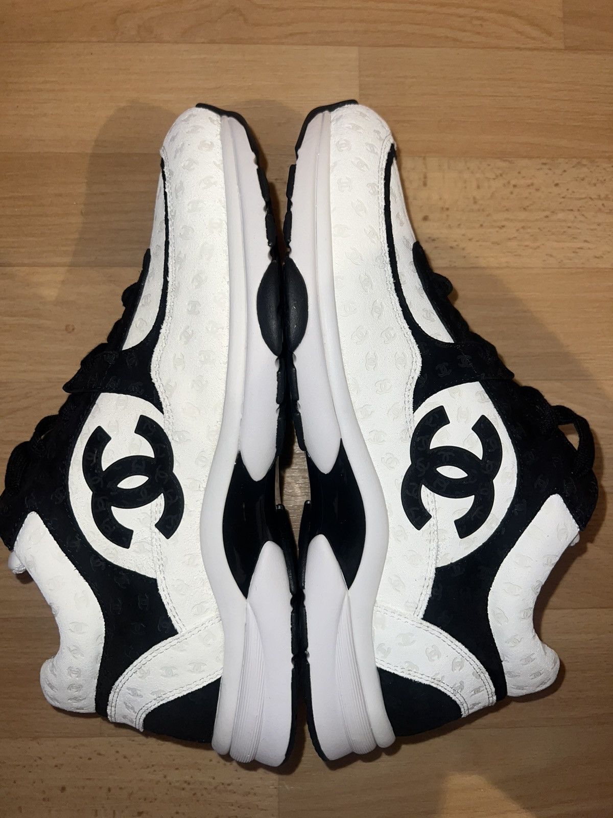 Chanel Chanel Sneakers All Over Logo Size US 12 / EU 45 - 1 Thumbnail