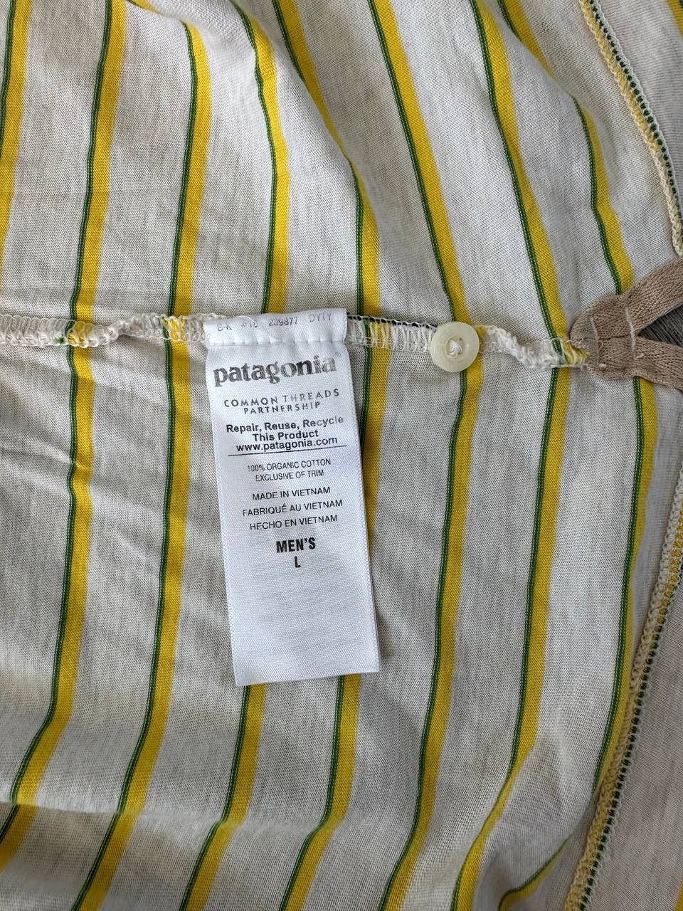 Patagonia Patagonia Striped Polo Shirt - Yellow/White Size US L / EU 52-54 / 3 - 5 Thumbnail
