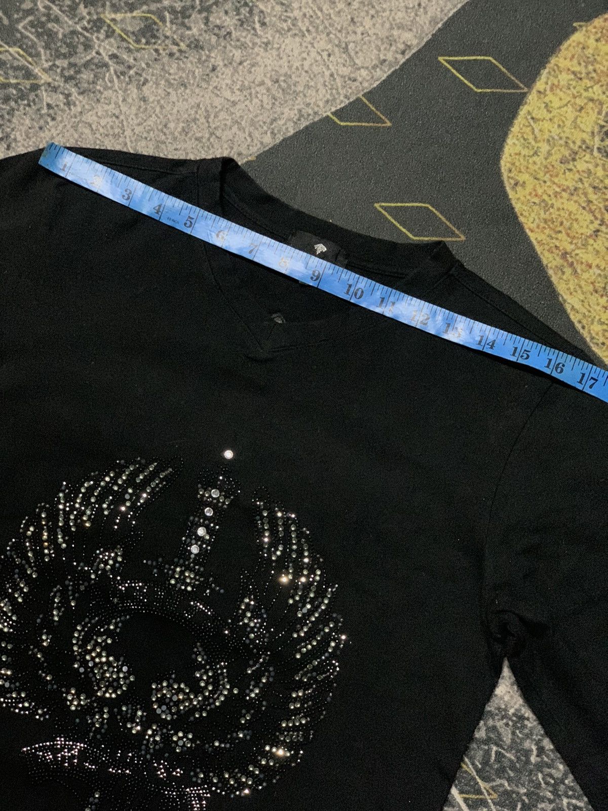Affliction × If Six Was Nine × Japanese Brand 💥Be Ambition V Neck Skull Cross Like Chrome Hearts Design Size M / US 6-8 / IT 42-44 - 7 Thumbnail
