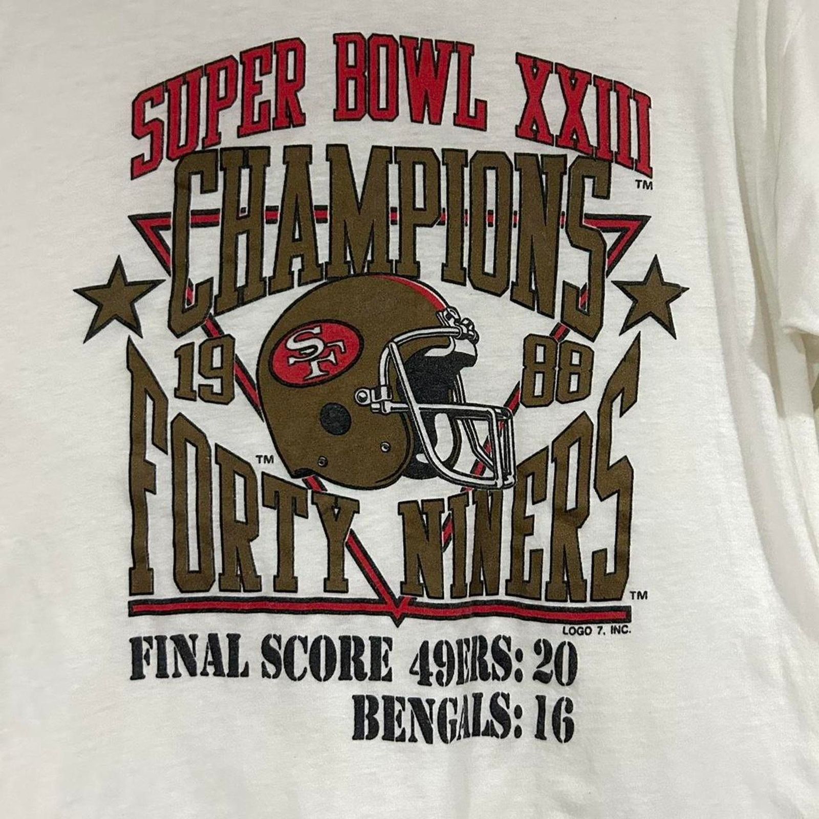 Other Vintage 1988 San Francisco 49ers Super Bowl Champions Shirt Size US L / EU 52-54 / 3 - 2 Thumbnail