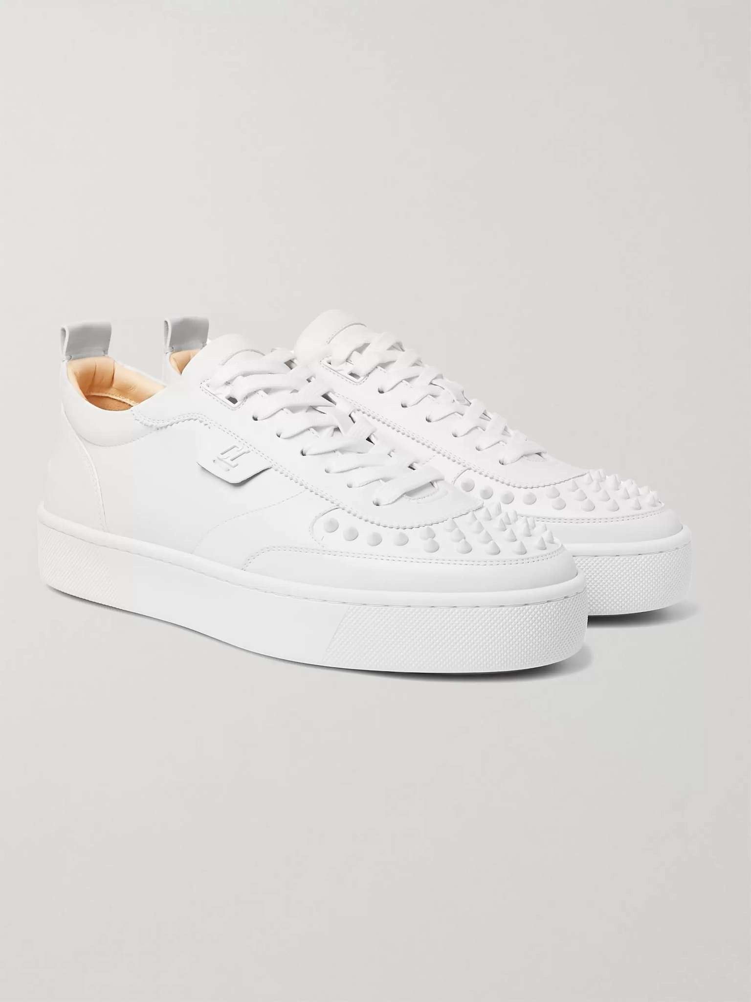 happyrui spiked leather sneakers