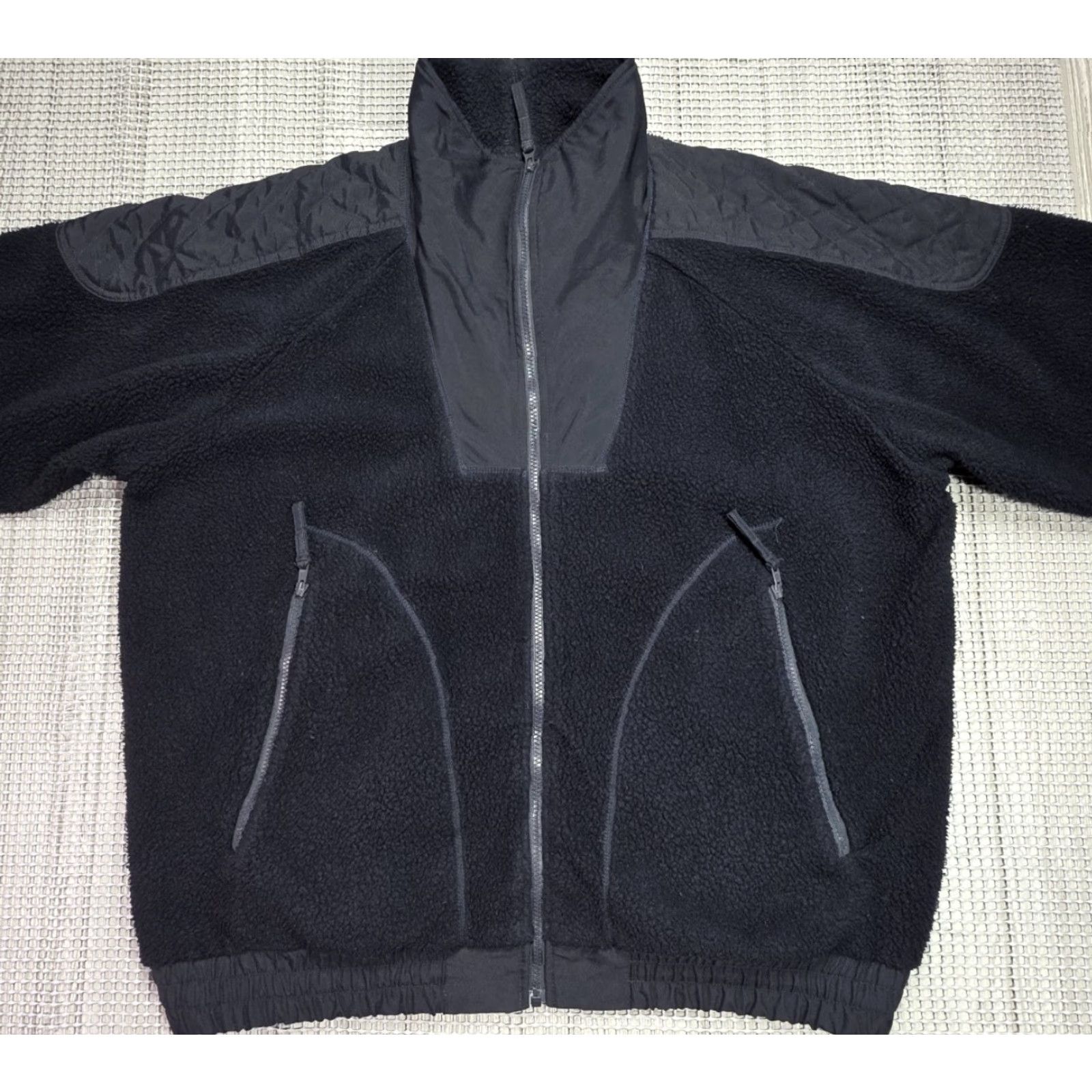 Orvis Orvis Men Fleece Jacket XL Blue Full Zip with Elbow Shoulder Patches Size US XL / EU 56 / 4 - 3 Thumbnail