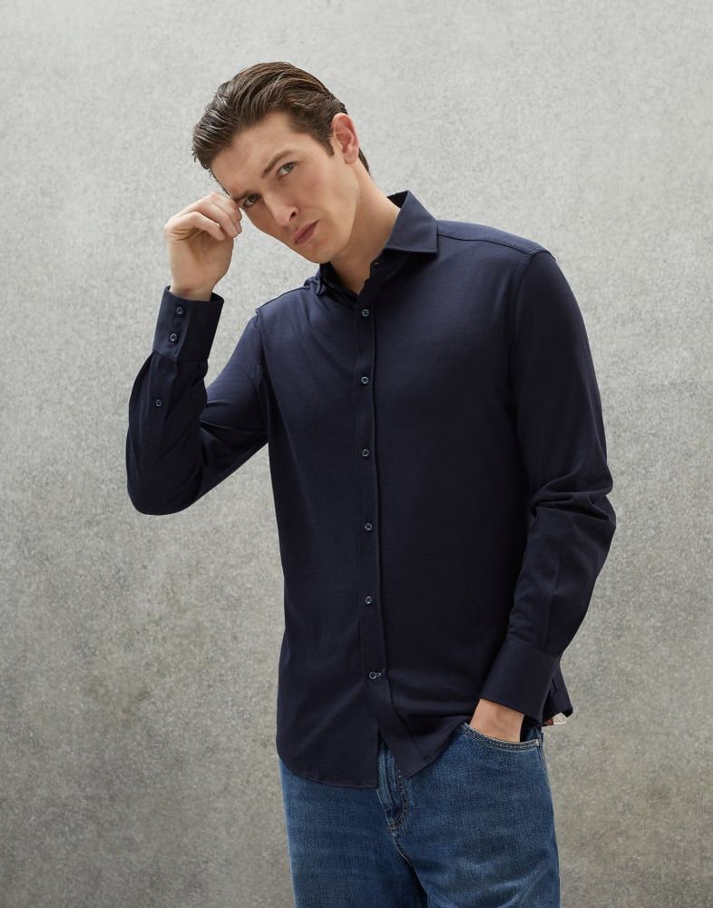 Brunello Cucinelli o1w1db10924 Shirt in Black Size US XXL / EU 58 / 5 - 1 Preview
