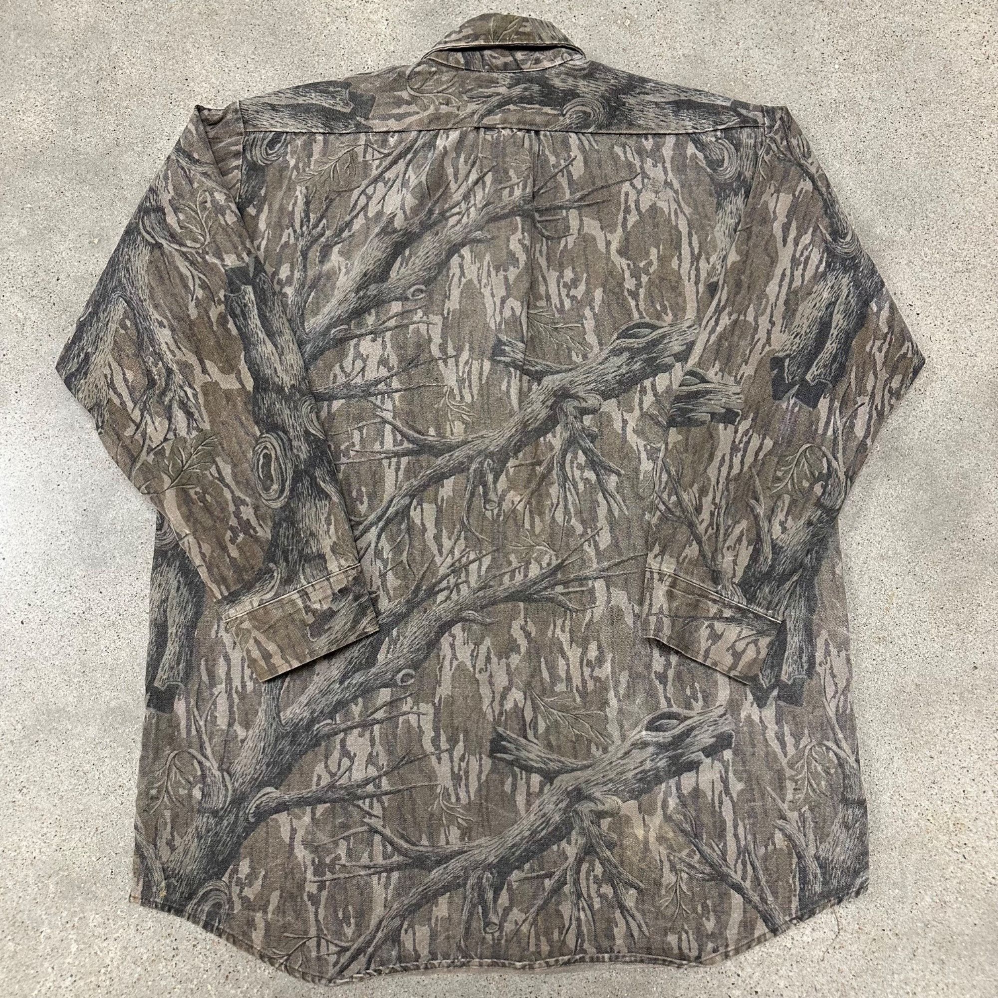 Mossy Oaks × Vintage Vintage Mossy Oak Tree Stand Camo Button Up Heavy Shirt Size US XL / EU 56 / 4 - 3 Thumbnail