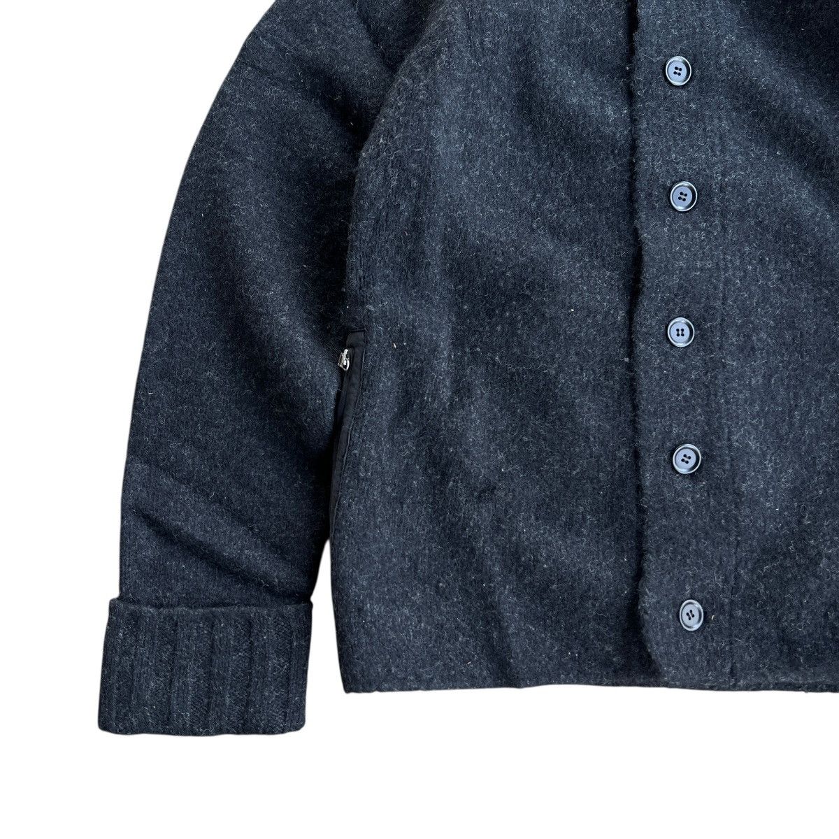 Yohji Yamamoto 🔥 YOHJI YAMAMOTO AAR YOHJI DESIGN STUDIO MOHAIR JACKET Size US L / EU 52-54 / 3 - 18 Thumbnail