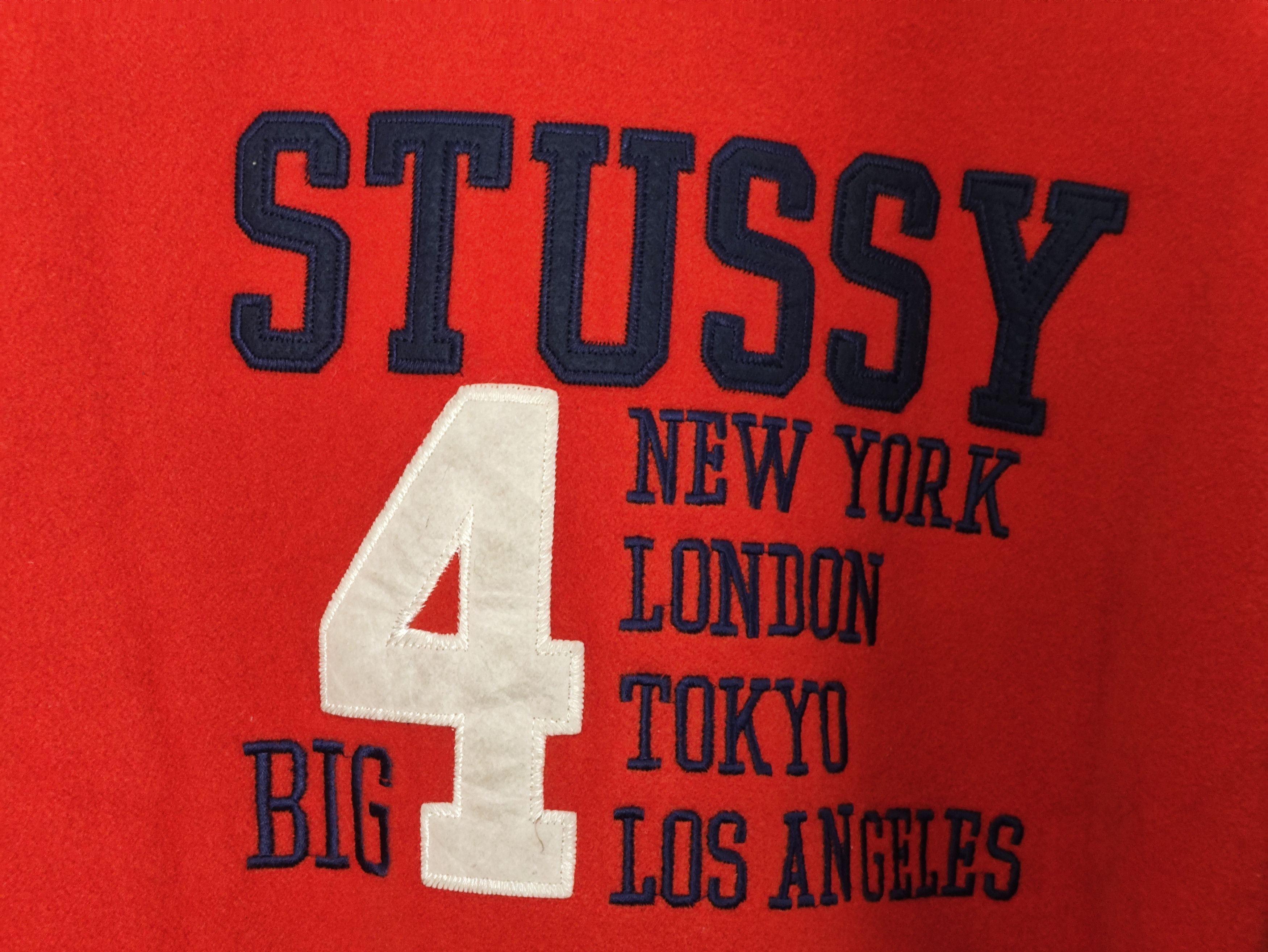 Stussy Stussy Vintage Big 4 Varsity Jacket Size US M / EU 48-50 / 2 - 5 Thumbnail