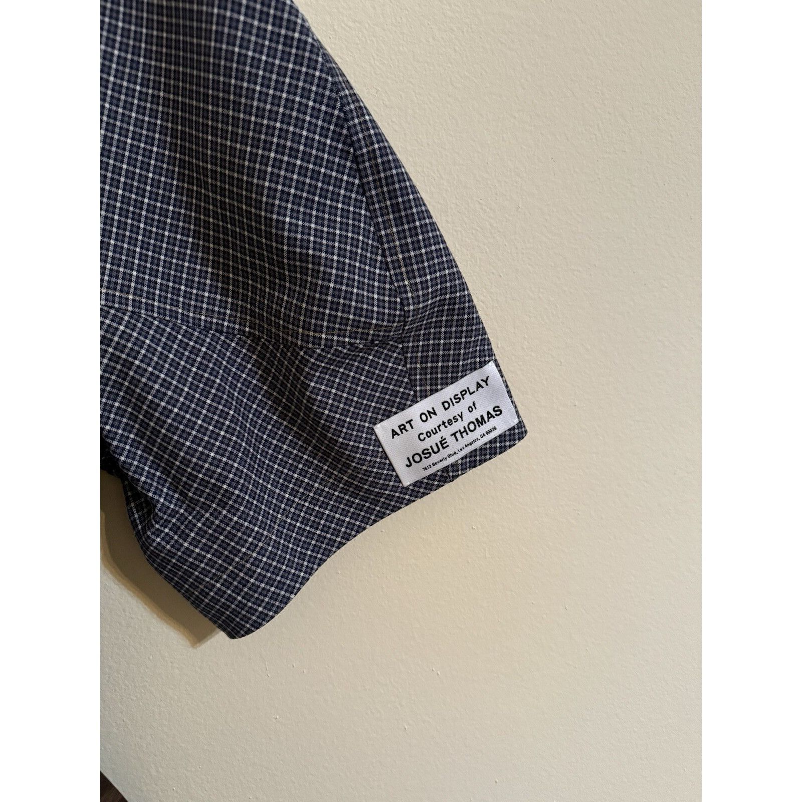 Gallery Dept. Gallery Dept. x Lanvin Mini Dress Belted Plaid Blue Size 46 Size L / US 10 / IT 46 - 3 Thumbnail