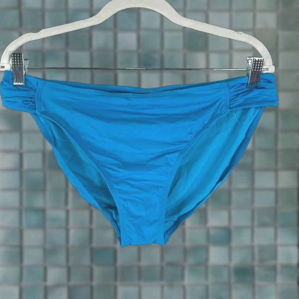 Apt. 9 **Apt. 9 Women's Blue Bikini Bottom Side Tab Size 16** User: **Apt. 9 Women's Blue Bikini Bottom Side Tab Size 16** Size 38" / US 16 / IT 52 - 1 Thumbnail