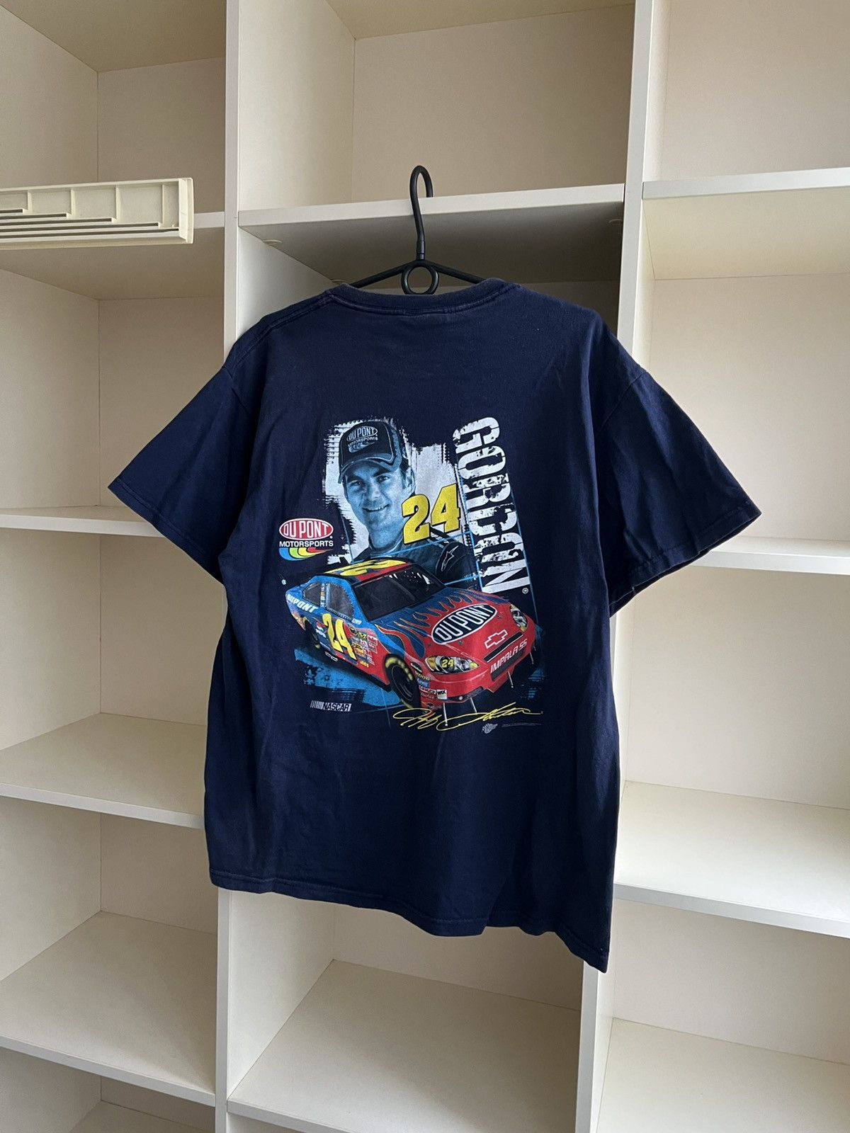 NASCAR Vintage Jeff Gordon #24 DuPont Motorsports NASCAR T-Shirt Size US L / EU 52-54 / 3 - 2 Thumbnail
