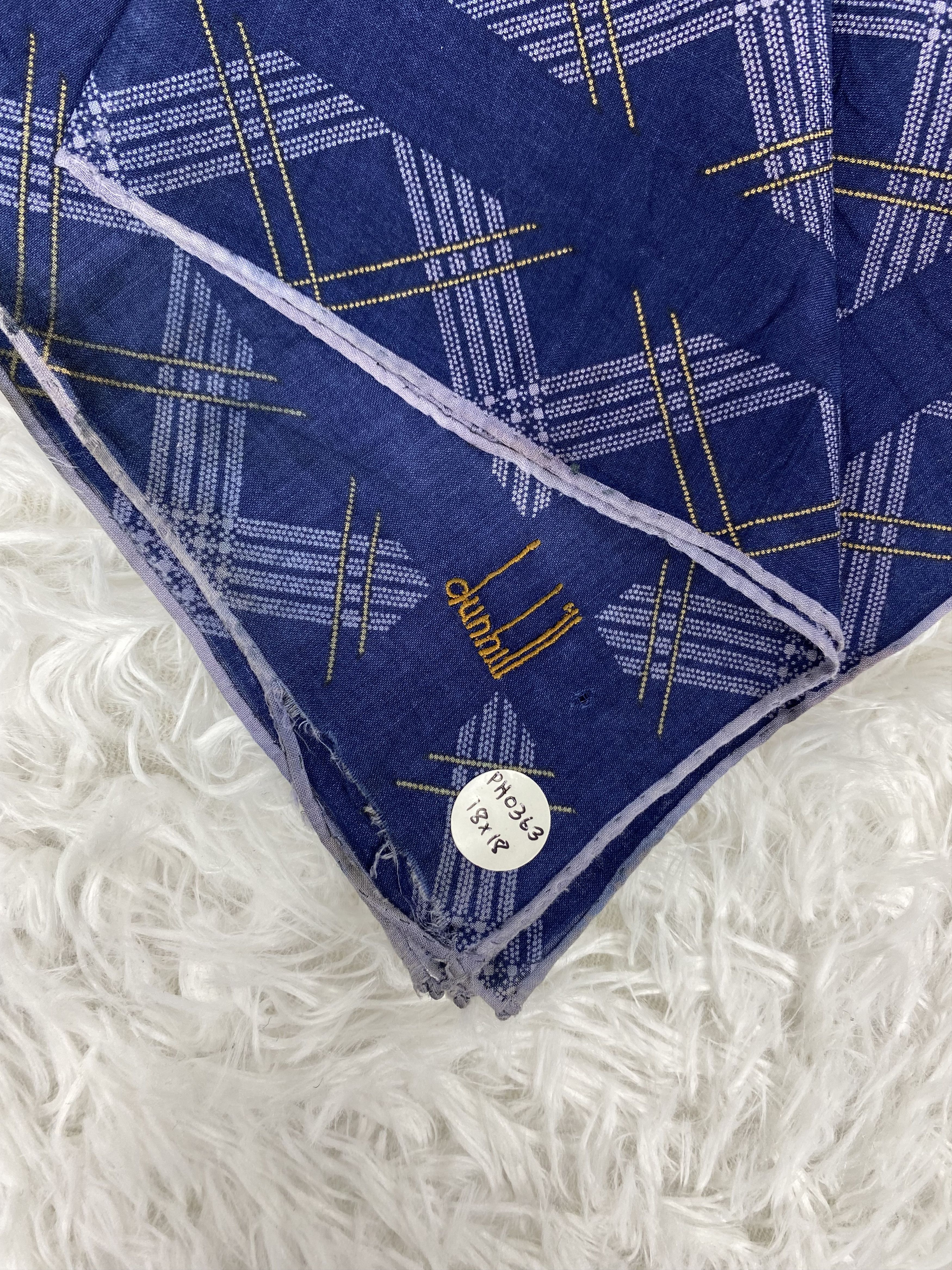 Alfred Dunhill Vintage Dunhill Handkerchief Neckerchief PH0363 Size ONE SIZE - 2 Thumbnail