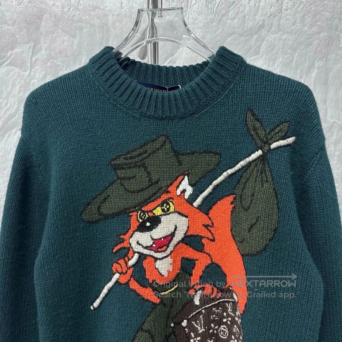 Louis Vuitton Louis Vuitton Fox Logo Sweater. Size US M / EU 48-50 / 2 - 2 Thumbnail