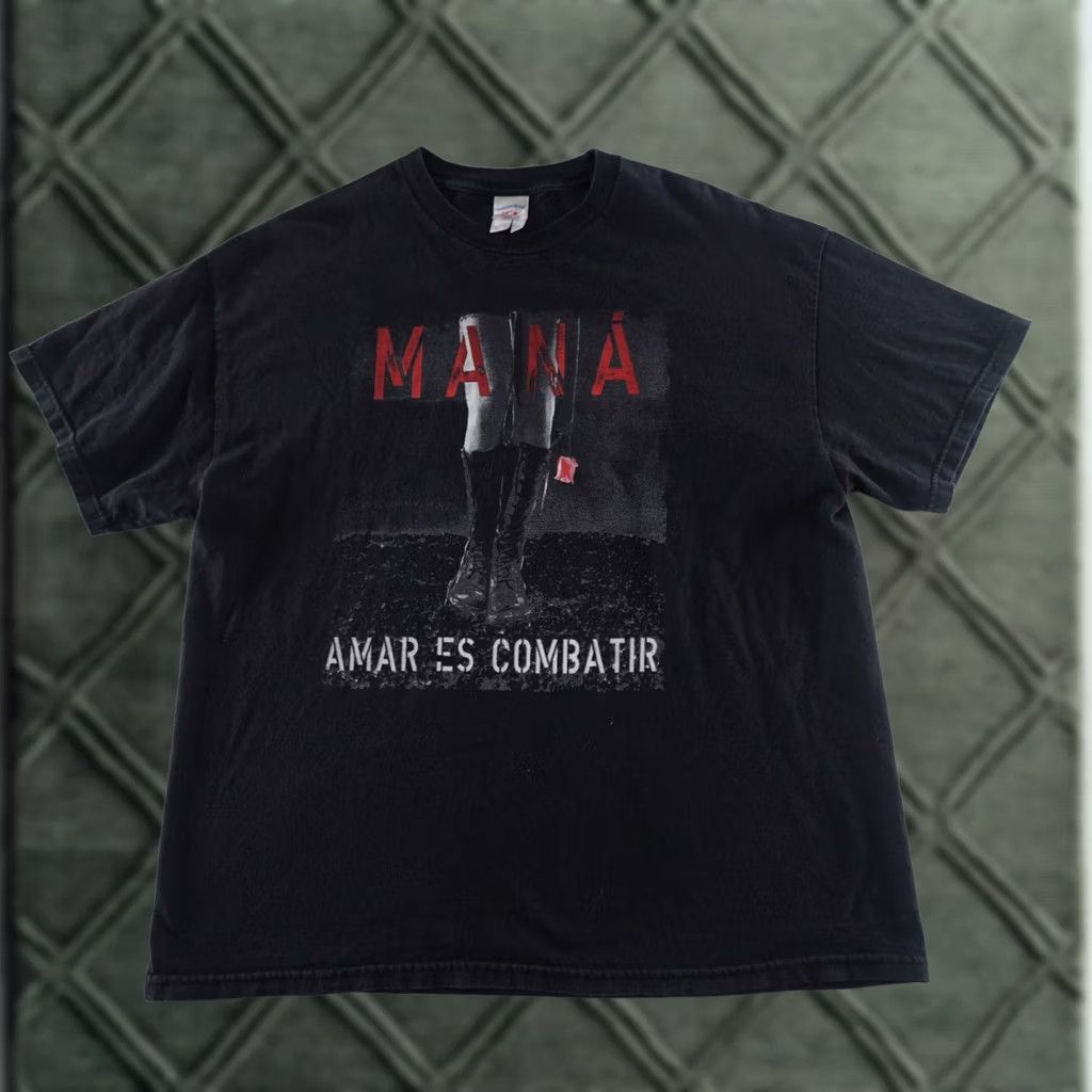 Vintage VINTAGE Mana TShirt Mens XL Black Band Rock 20s Concert 90s Mens XL Black T-Shirt Size US XL / EU 56 / 4 - 1 Thumbnail
