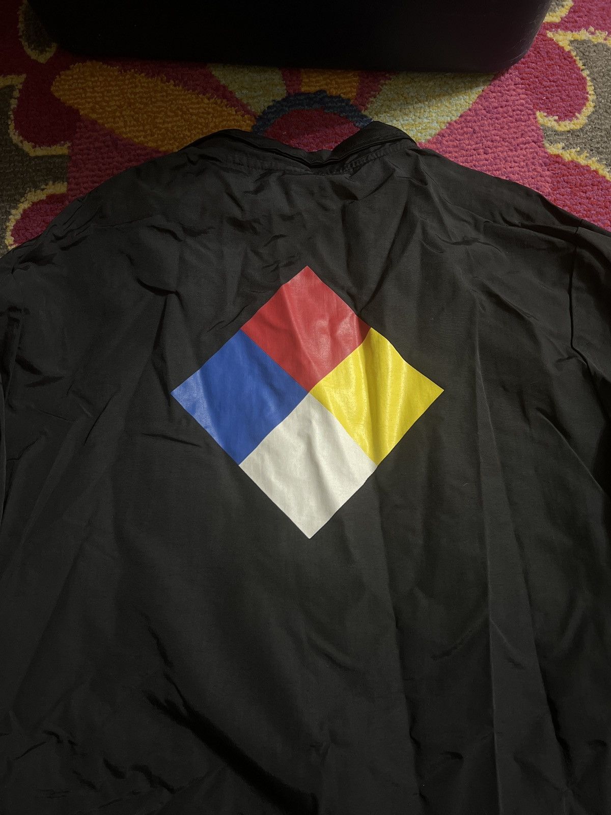 Only NY Only NY Hazard/Hazmat/Chemical Logo Coach Jacket Size US XL / EU 56 / 4 - 2 Thumbnail
