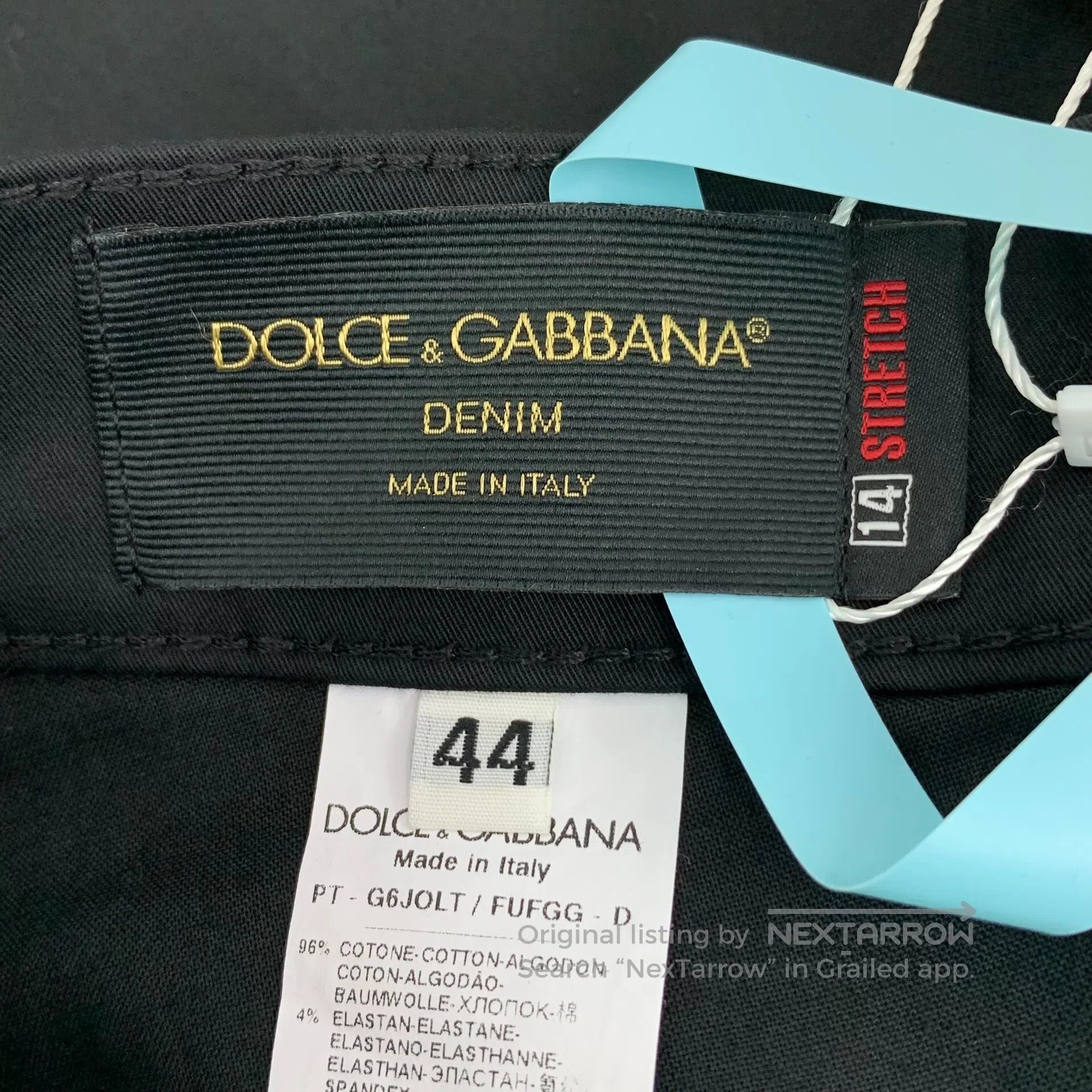 Dolce & Gabbana Dolce Gabbana Black Cotton Casual Trousers| Size US 28 / EU 44 - 7 Thumbnail
