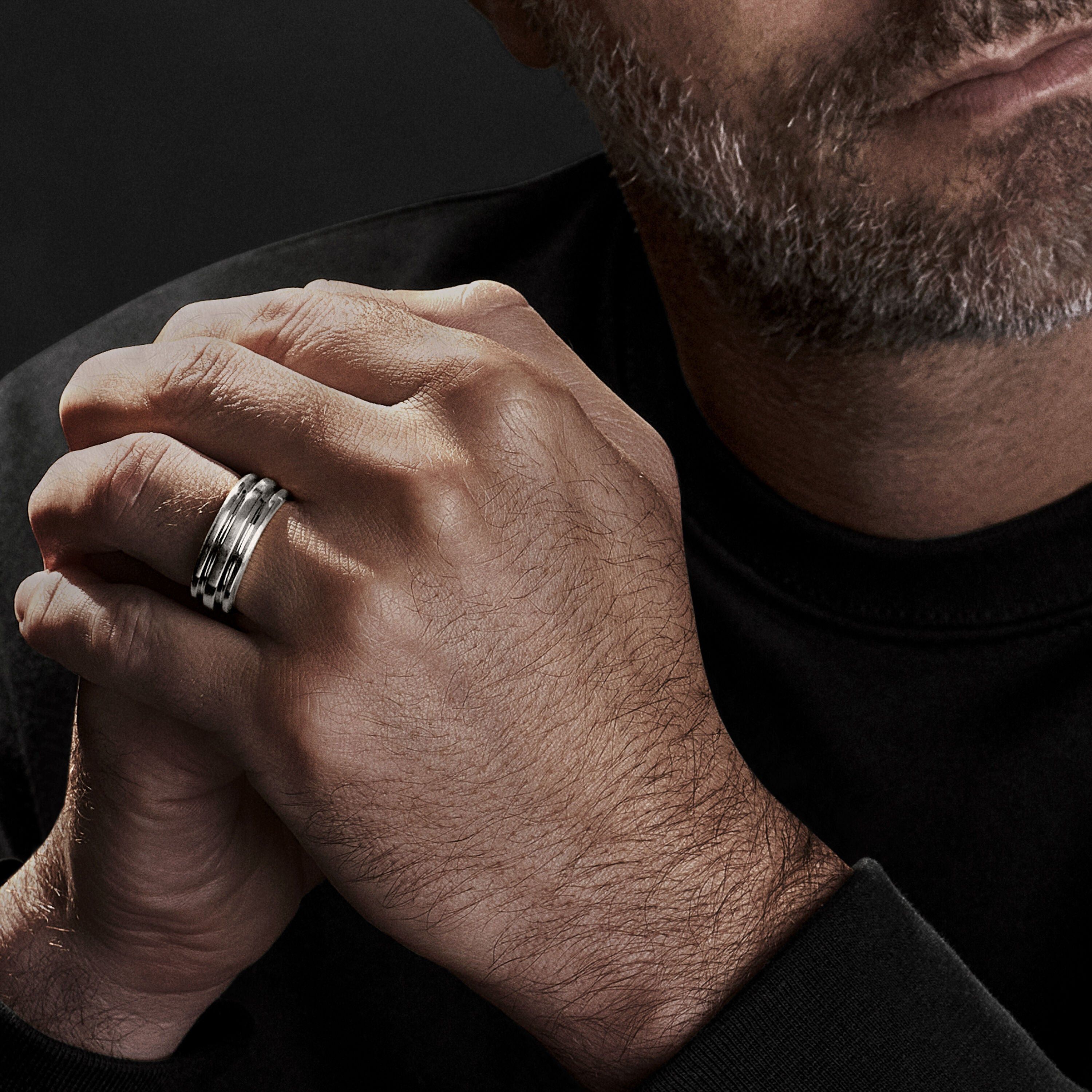 David Yurman o1w1db11025 R25398M /Size 6 /Rings in Silver Size ONE SIZE - 4 Thumbnail