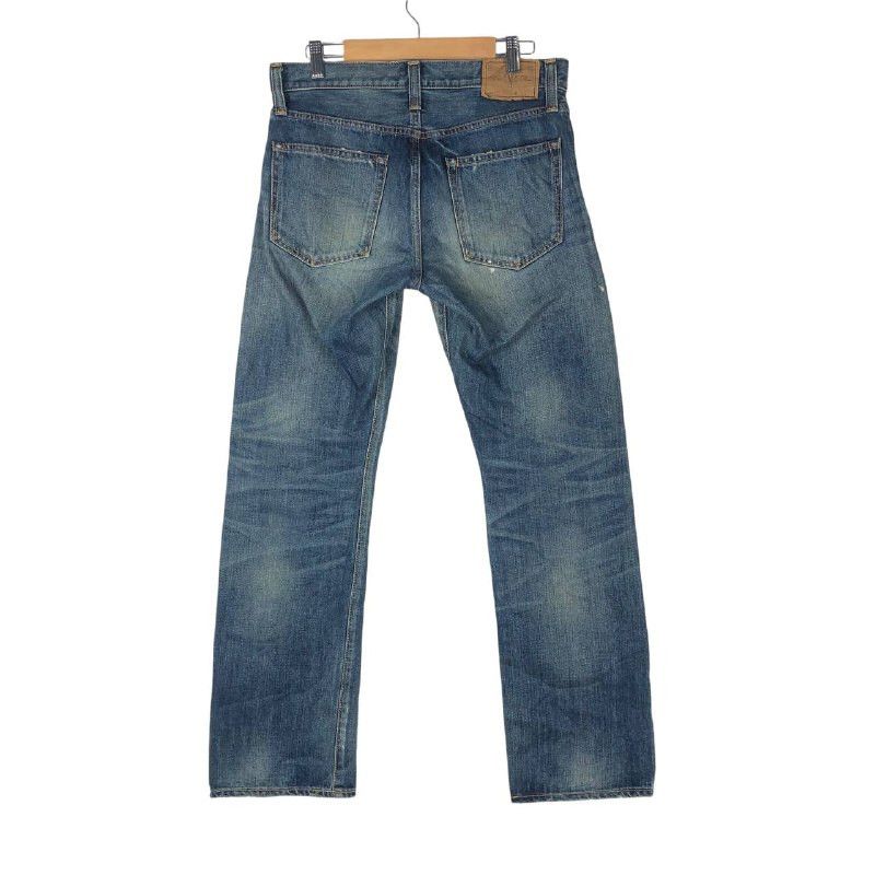 Japanese Brand Vintage Back Number Fadded Denim Jean Pants Size US 29 - 6 Thumbnail