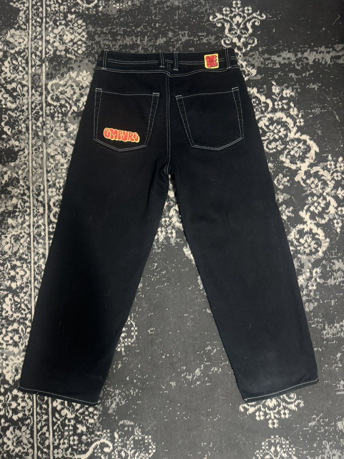 Empyre Black Baggy Jeans Size US 30 / EU 46 - 3 Thumbnail