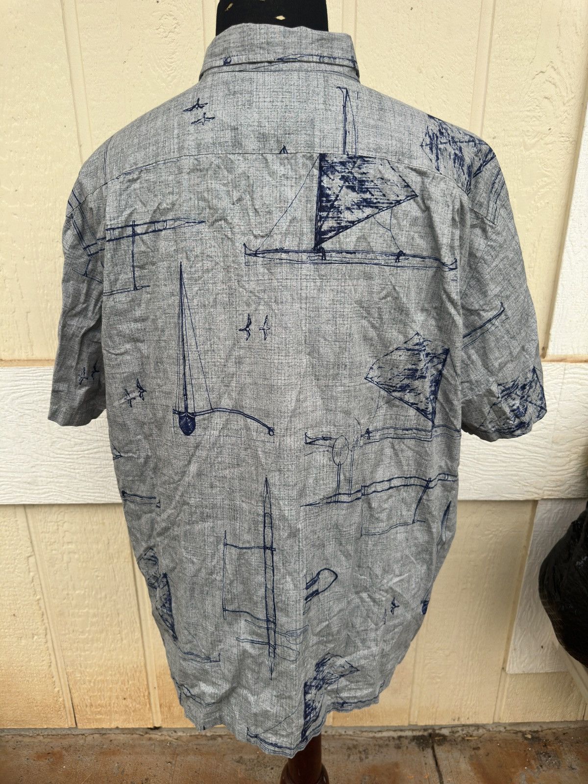 Other PreOwned Kahala Blue/Gray Hawaiian Shirt Men's XXL Size US XXL / EU 58 / 5 - 2 Thumbnail