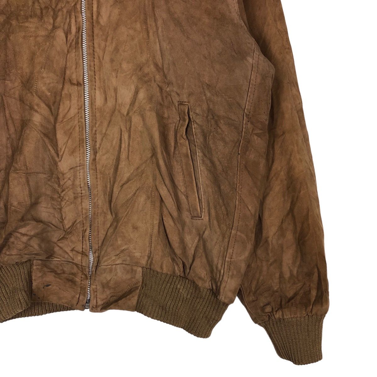 Japanese Brand 🔥Vintage Bomber Jacket Suede Inspire Issey Miyake Size US M / EU 48-50 / 2 - 5 Thumbnail