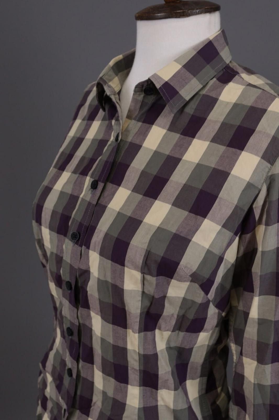 Designer Harkila Multicolor Check Button Down Blouse Shirt Size S Size S / US 4 / IT 40 - 8 Thumbnail