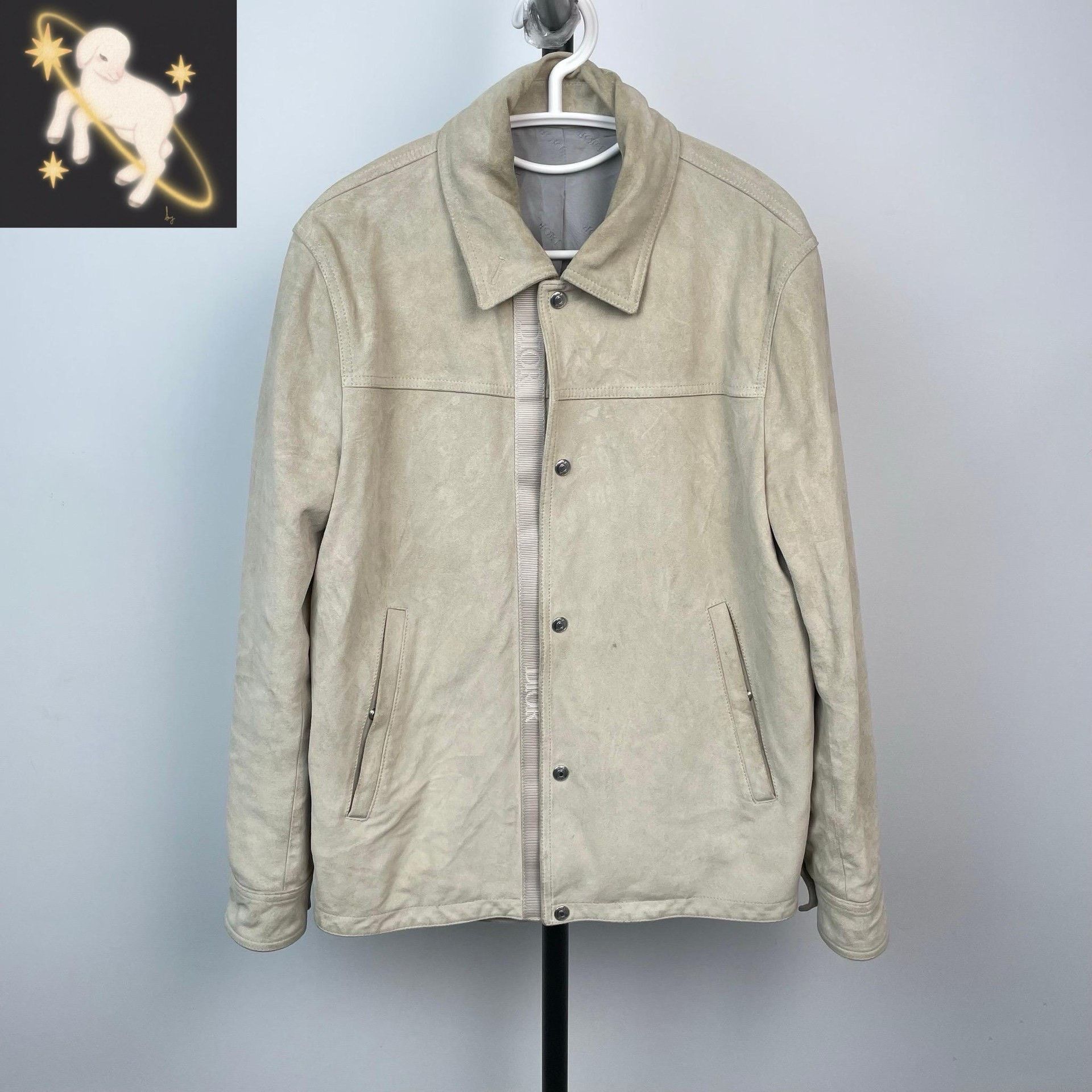 Dior Dior Suede Beige Leather Jacket 24 Men Size US XS / EU 42 / 0 - 1 Thumbnail