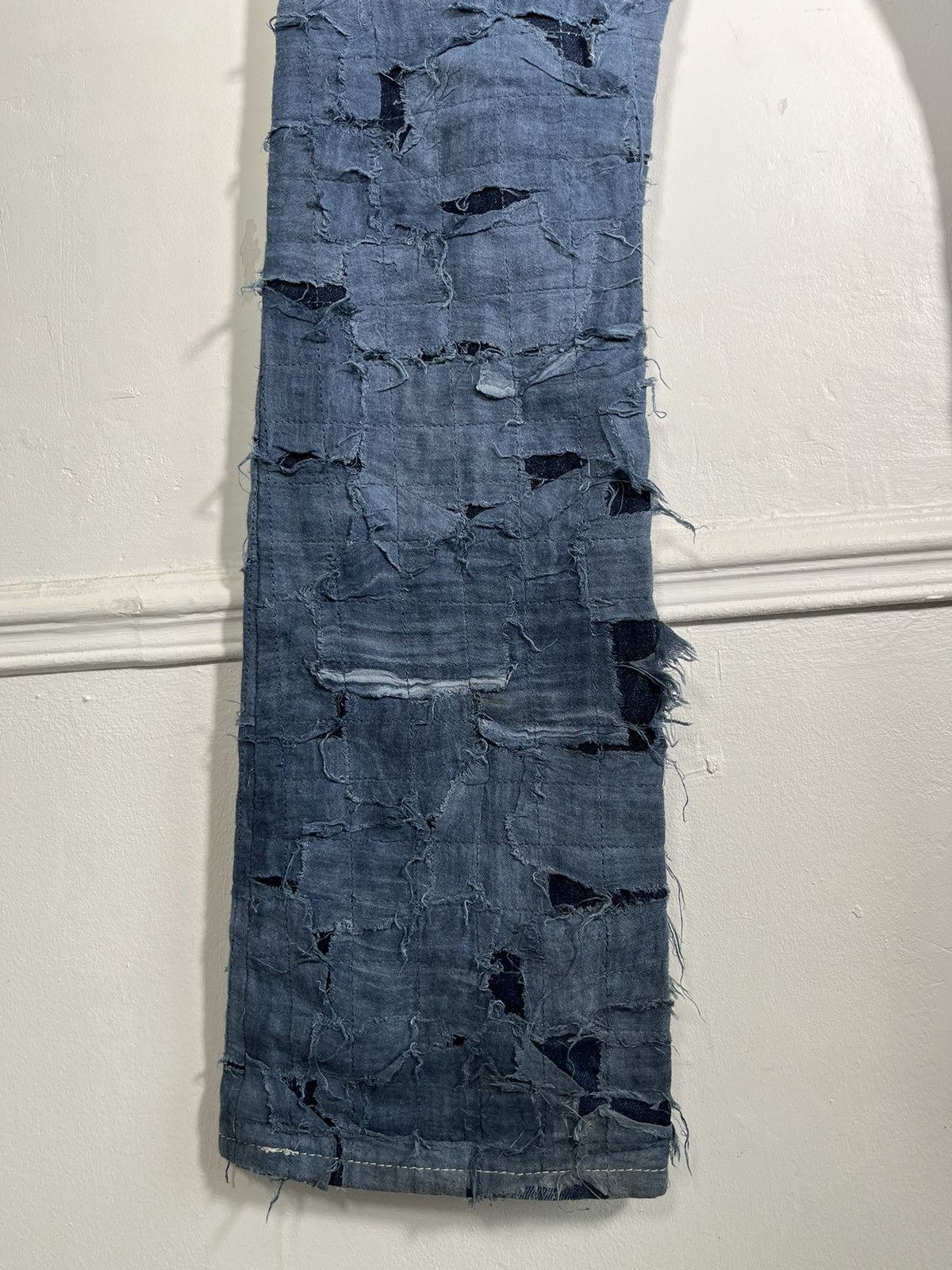 Paradoxe Paris Paradoxe Paris DENIM « boro flared denim » Size US 33 - 5 Thumbnail