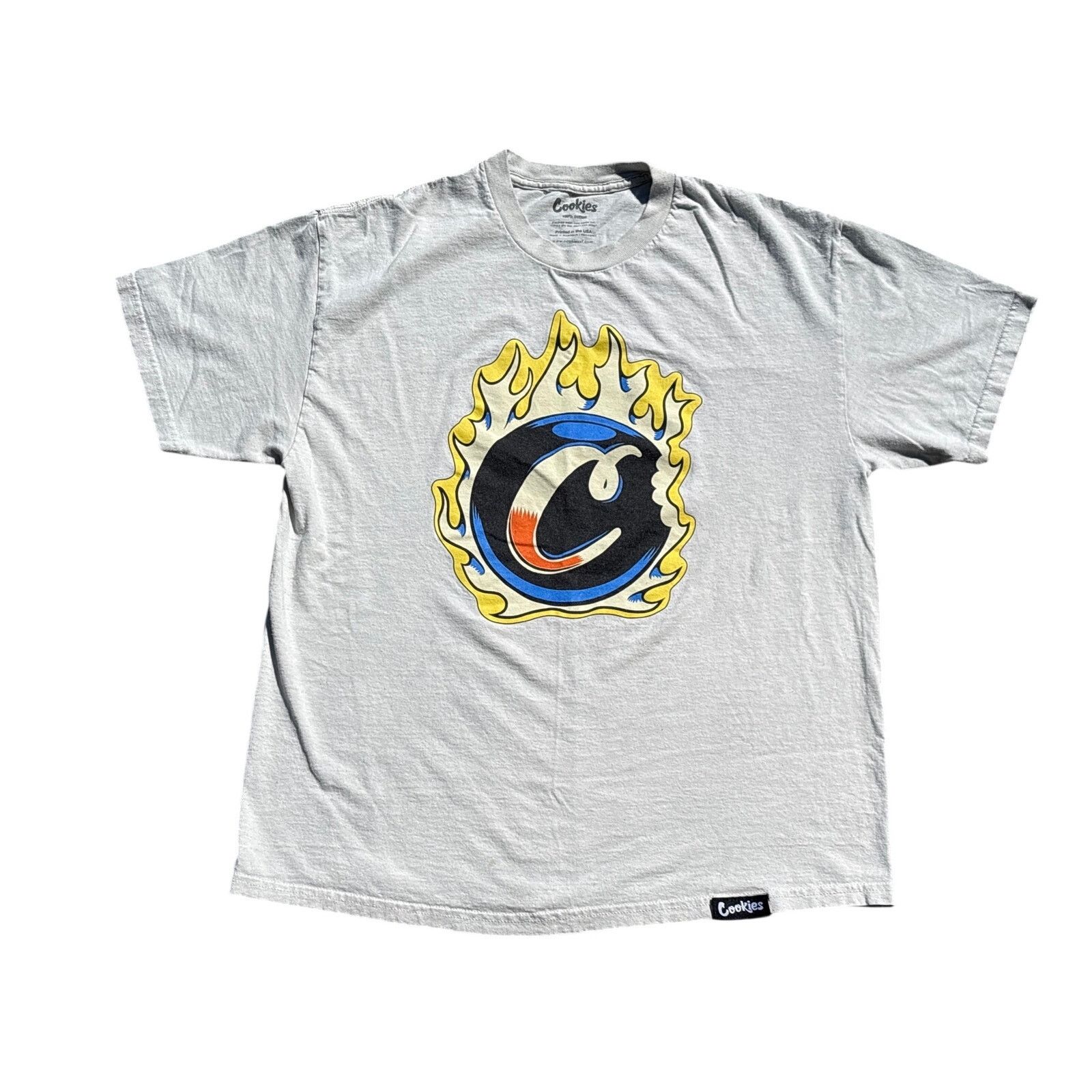 Cookies Cookies Flaming cookie logo XL skater casual graphic shirt Size US XL / EU 56 / 4 - 1 Thumbnail