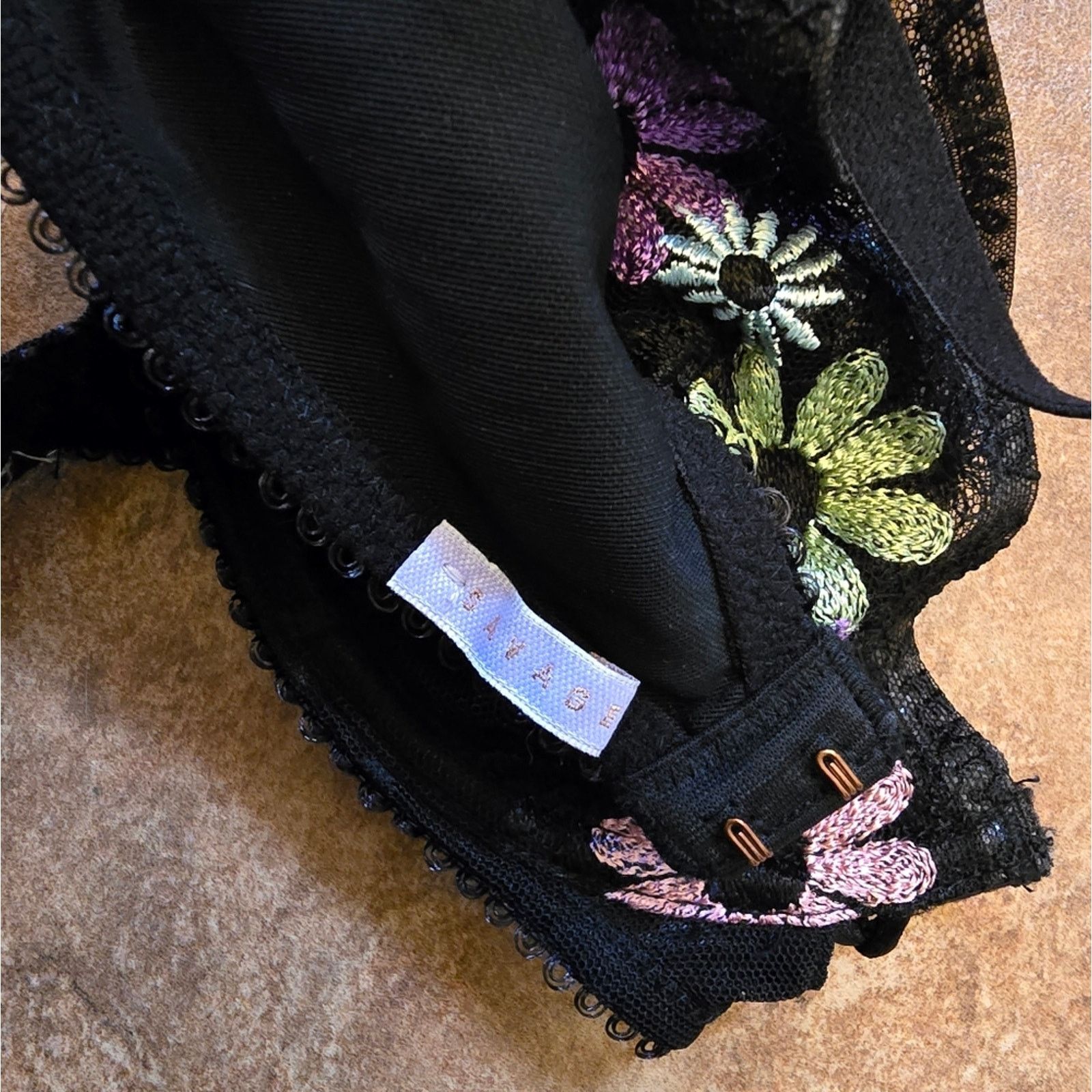 Other Black | SAVAGE X FENTY | Floral Demi Bra Size ONE SIZE - 4 Thumbnail